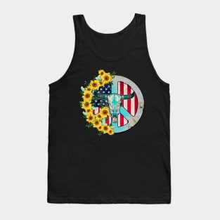 4th of July western American Design Tank Top